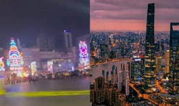 上海夜景视频,魔都夜色之美